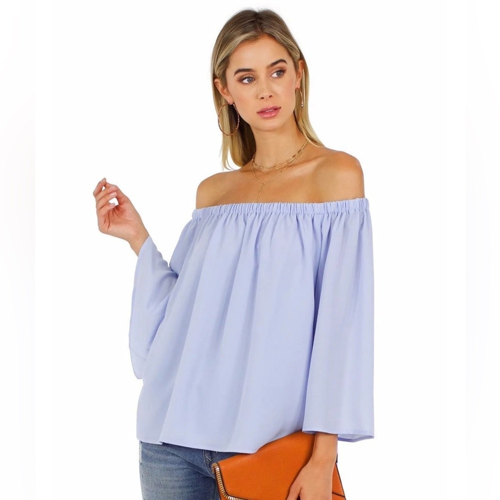 French Connection Off Shoulder Top Size M